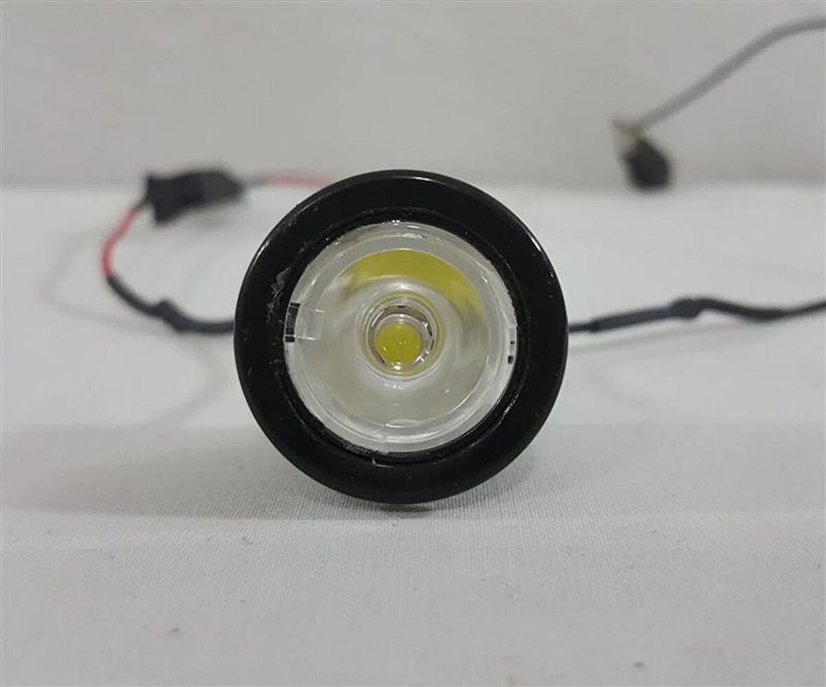 Gömme Mercekli Power Led Beyaz Renk 1 ADET , 1 Watt Gücünde, Araç Altı Led, Sis Farı , Ayna Altı led