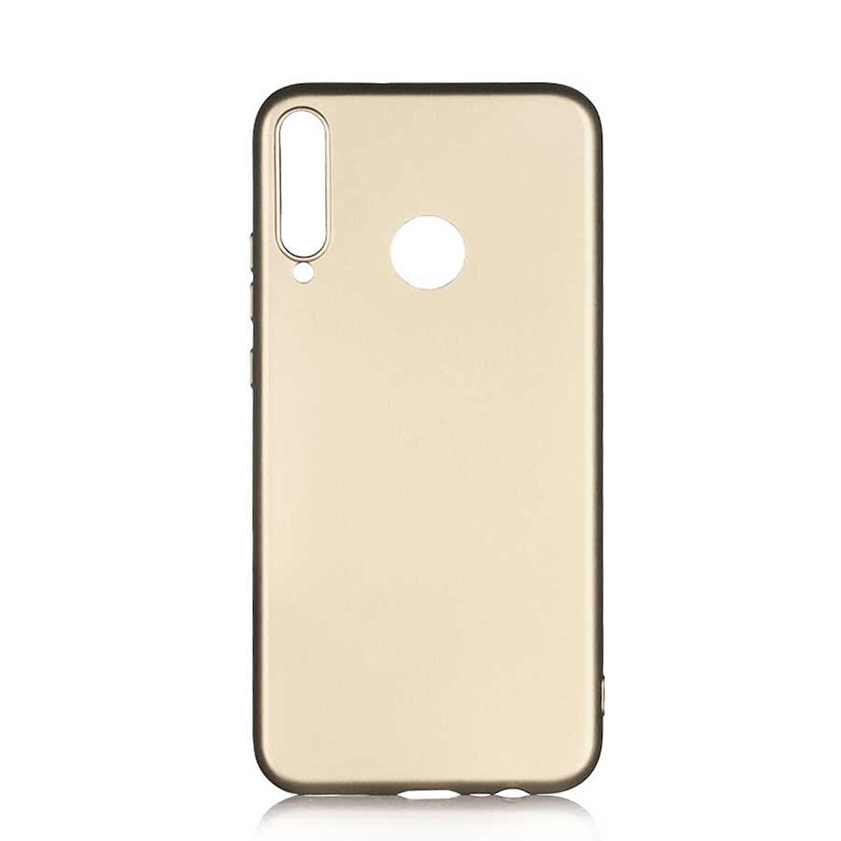 Smcase Huawei Y6P Kılıf Lüks Mat Silikon  Nano Ekran Koruyucu