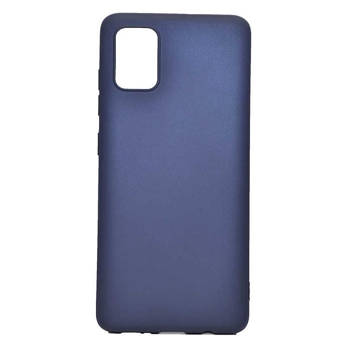 Smcase Samsung Galaxy A41 Kılıf Lüks Mat Silikon  Nano Ekran Koruyucu