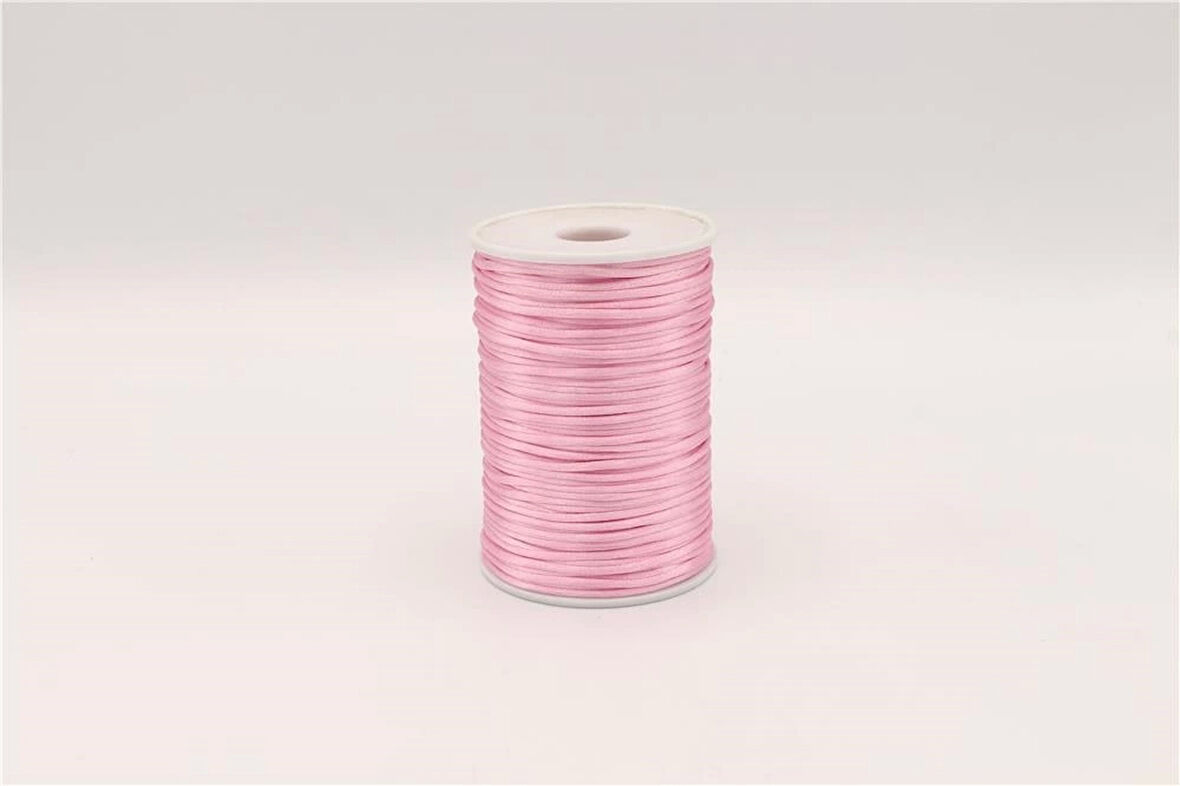 Sıçan Kuyruğu İp 2 mm Pembe 90 mt
