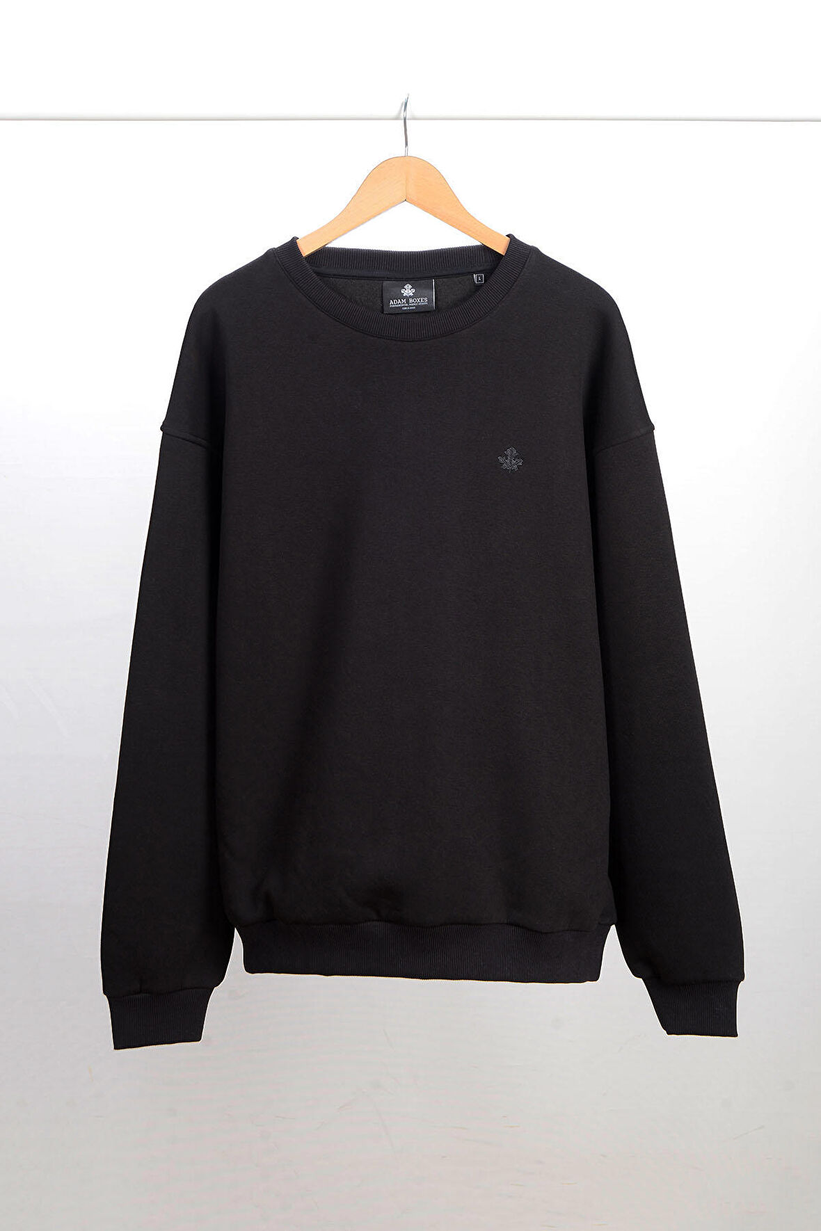 Adam Boxes Oversize O-Yaka Sweatshirt N-Alinda - Siyah