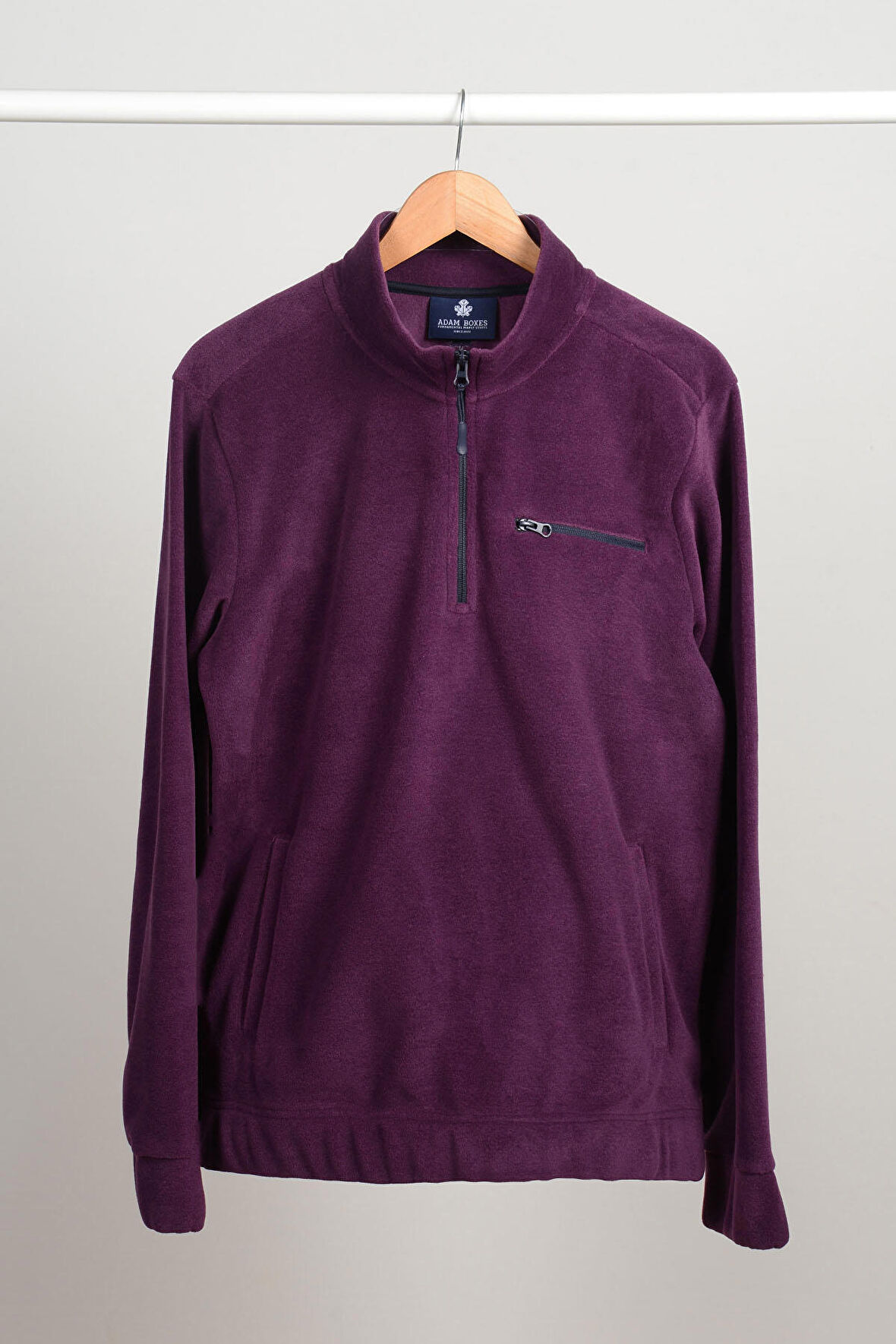 Adam Boxes Yarım Fermuarlı Polar N-Cauno - Koyu Mor