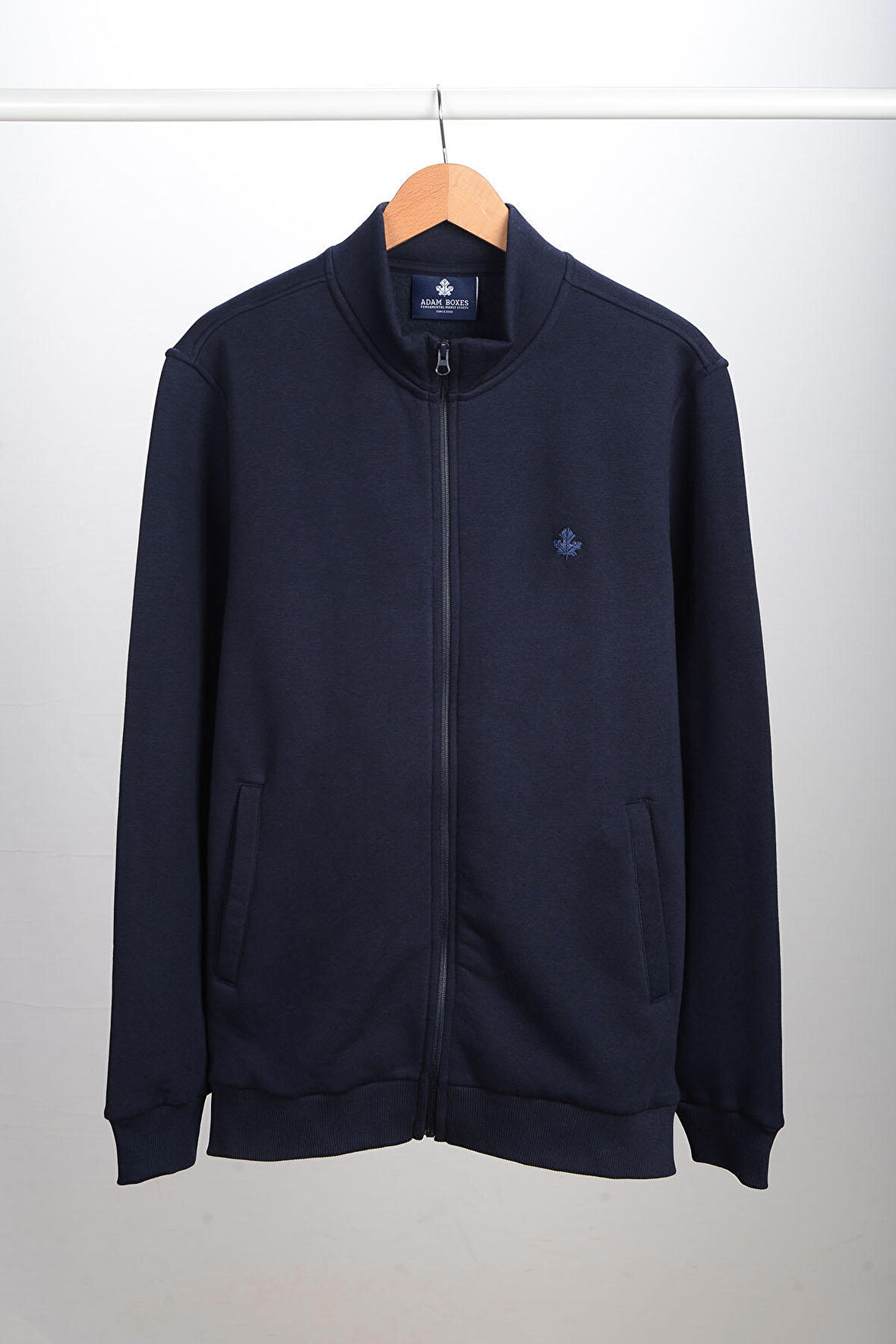 Adam Boxes Dik Yaka Fermuarlı Sweatshirt N-Karianda - Lacivert