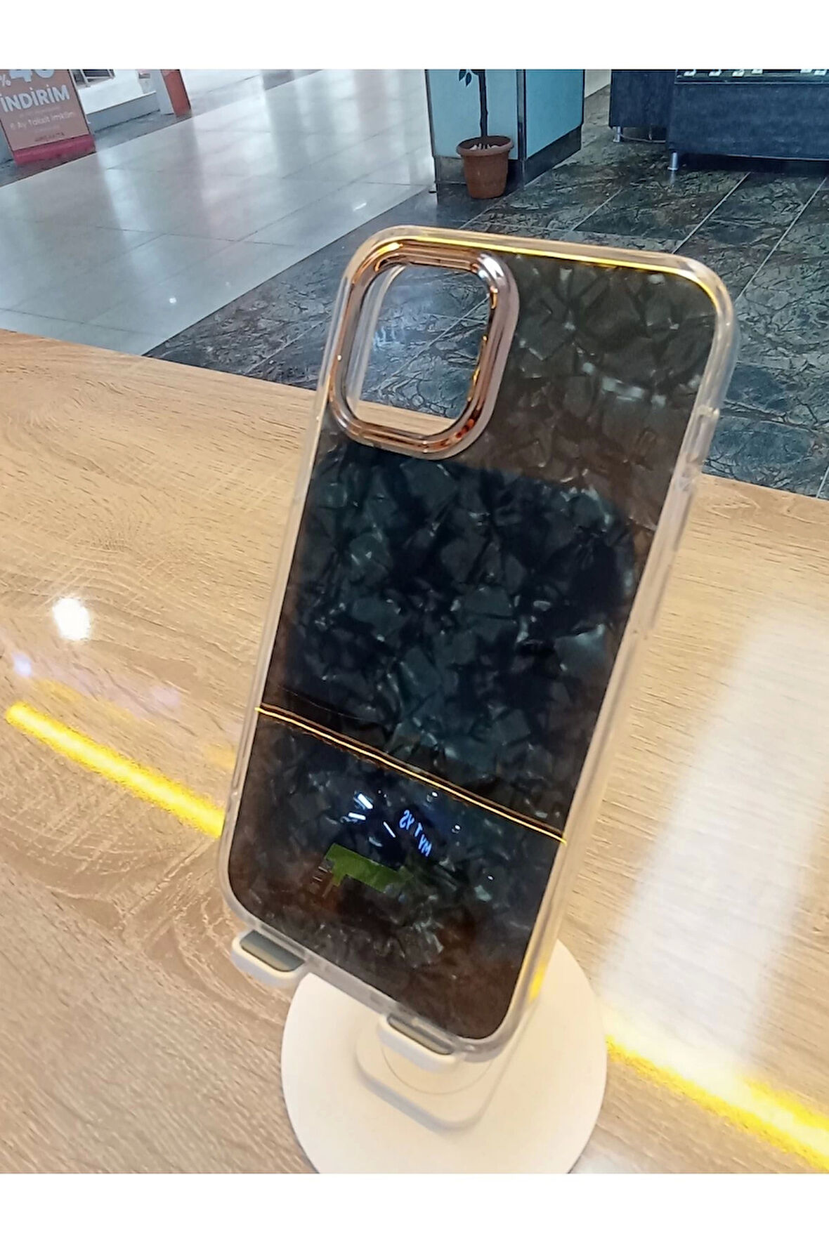 İPhone 11 Uyumlu Mermer Desen Darbe Korumalı Premium Kapak