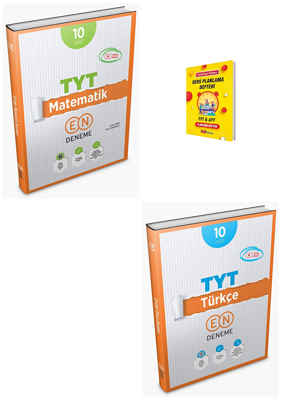 En Deneme TYT Matematik ve Türkçe Denemeleri + Planlama Defteri