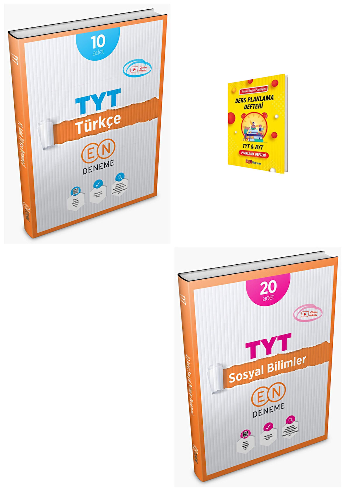 En Deneme TYT Türkçe ve Sosyal Bilimler Deneme + Planlama Defteri