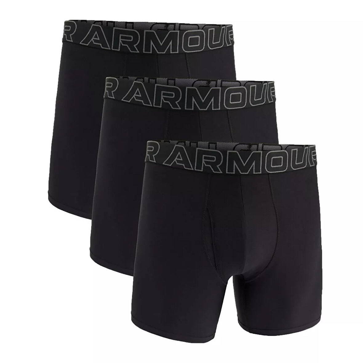 UNDER ARMOUR UA PERFORMANCE TECH - SOLID 6 IN 3PK ERKEK BOXER 1383878-001