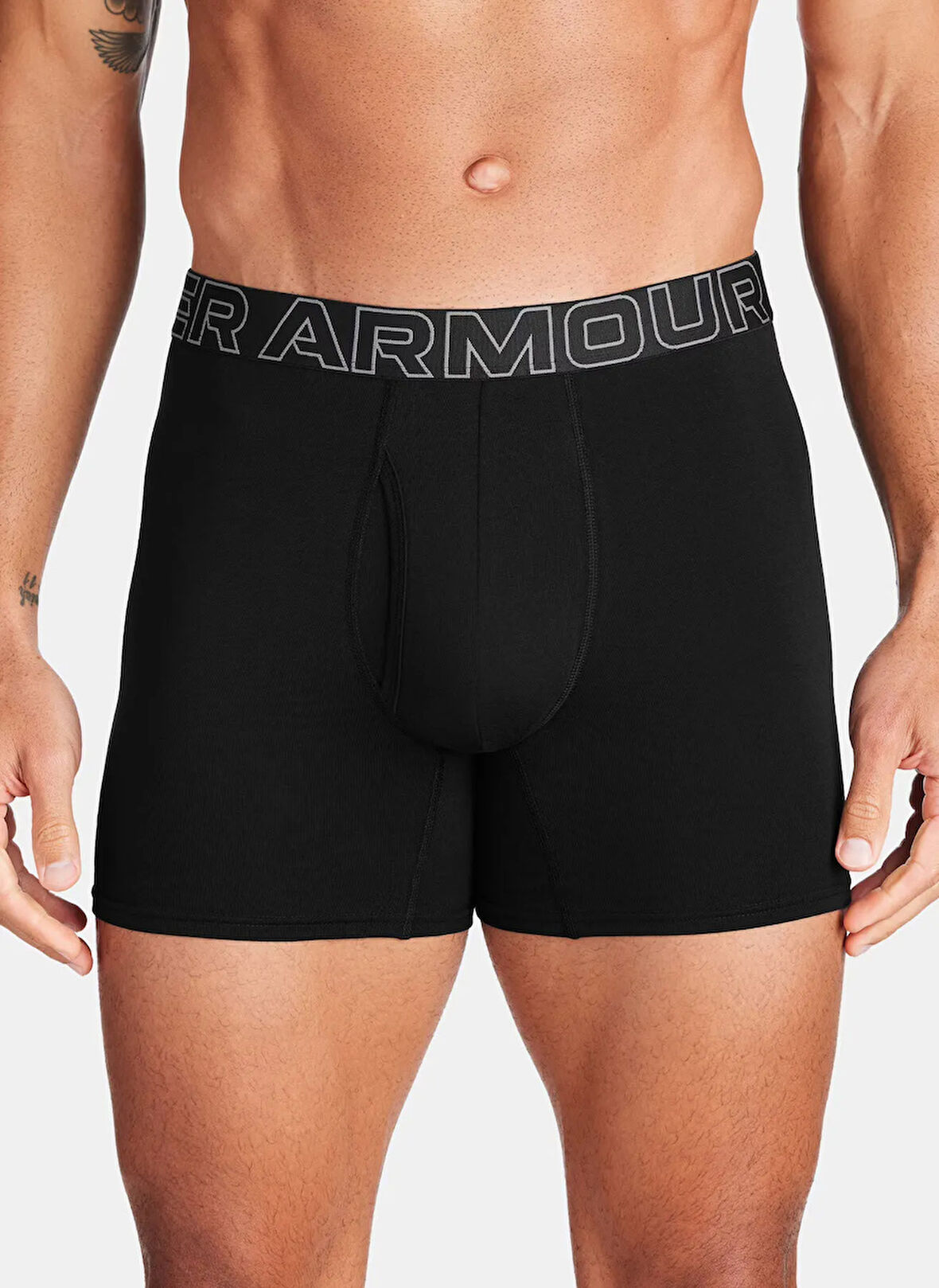 Under Armour 1383889-001-UA PERFORMANCE 3PK Siyah Normal Erkek Boxer