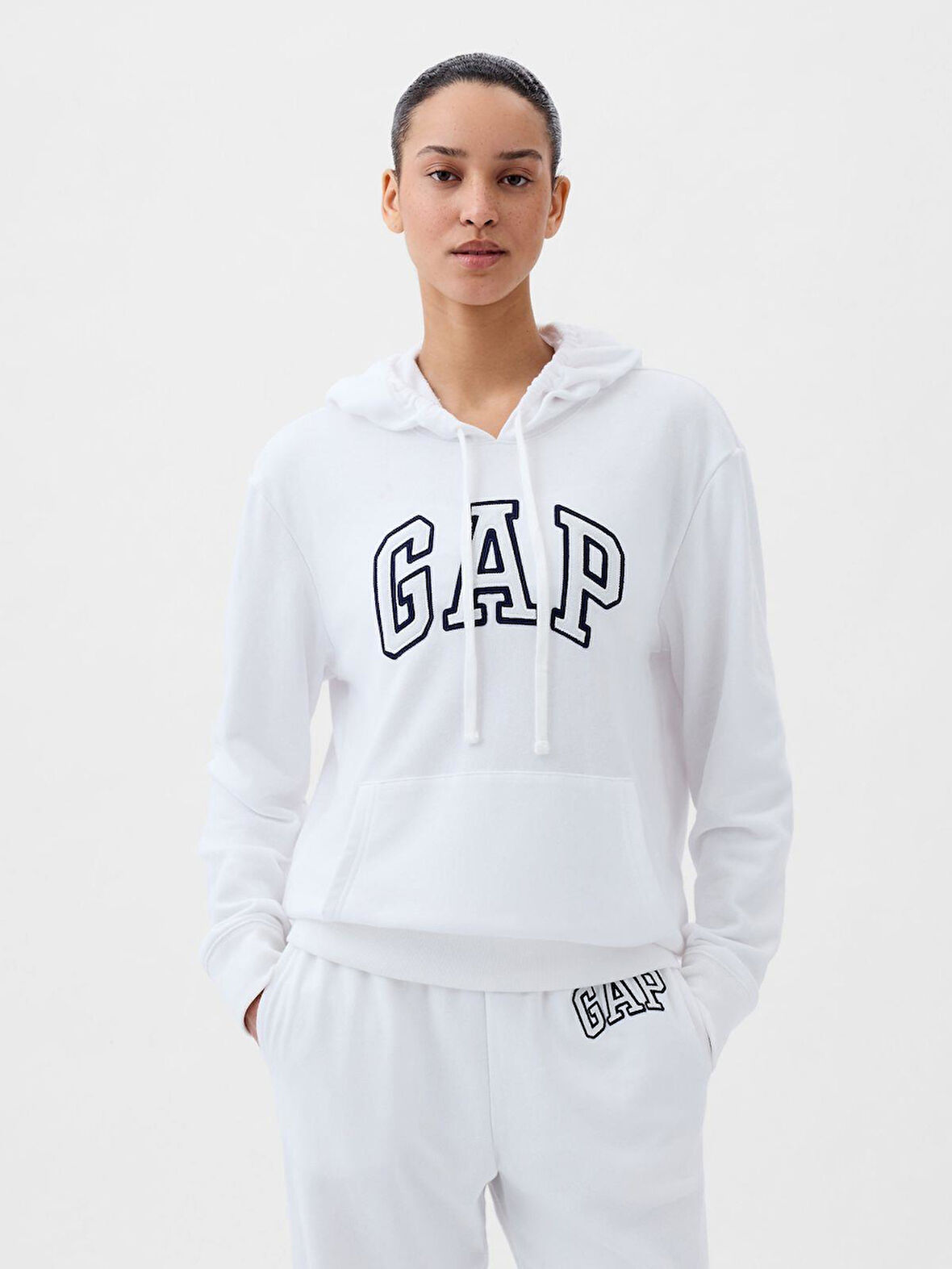 GAP 870537001 V-Frch Ft Gap Heritage Po Hd Kadın Eşofman Üstü