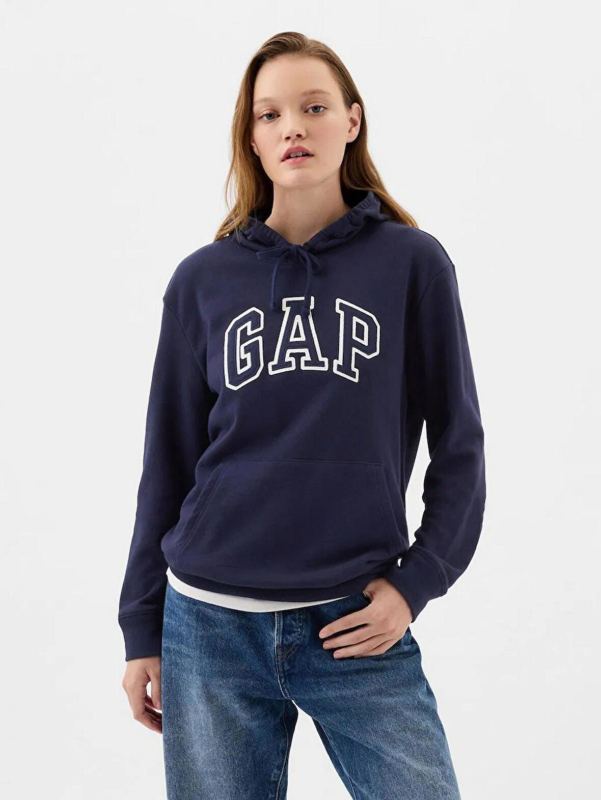 GAP 870537005 V-Frch Ft Gap Heritage Po Hd Kadın Eşofman Üstü