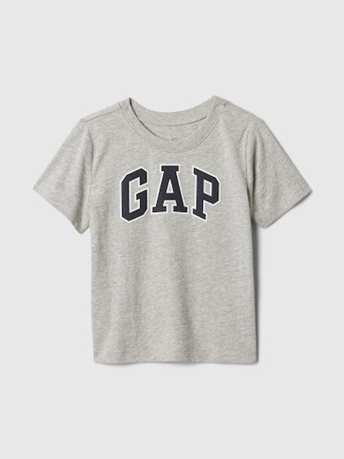 GAP Erkek Çocuk Logolu Gri Tişört 609749004