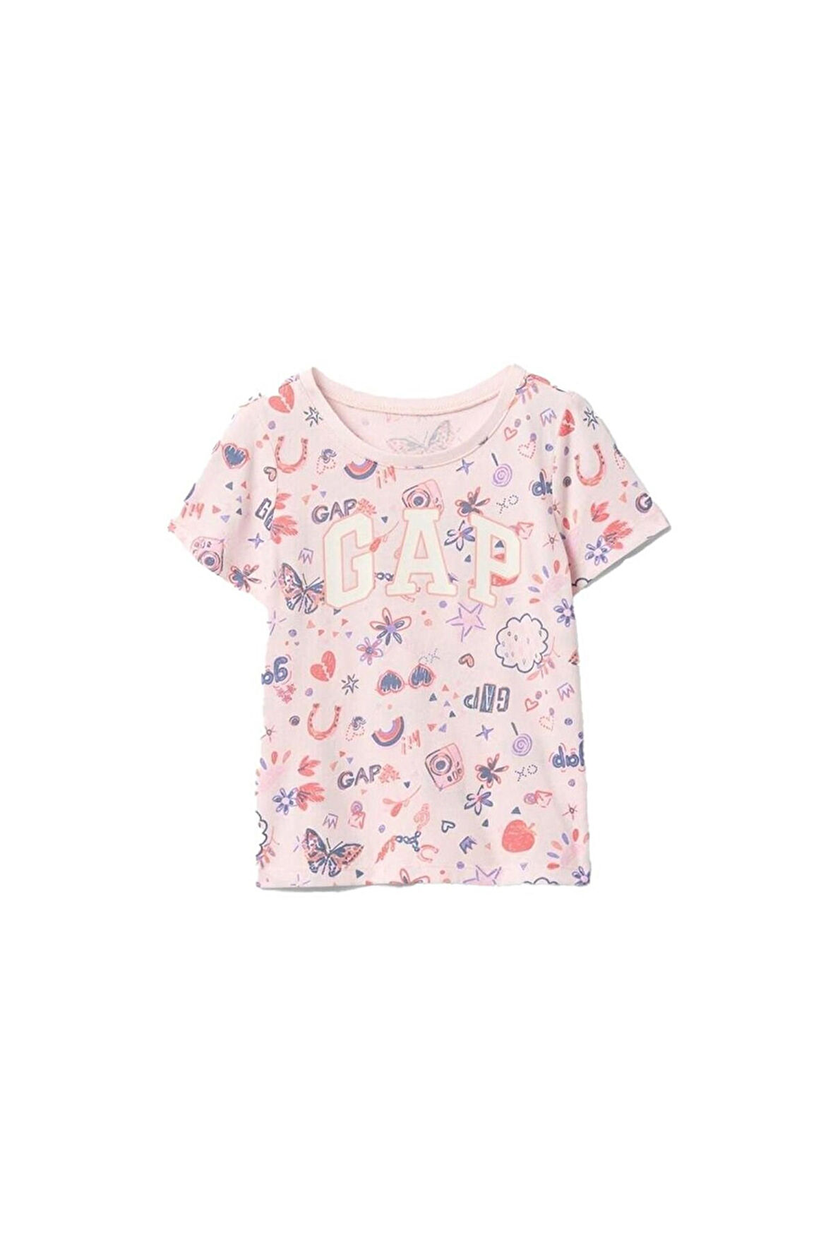 Gap V-Frch - Bf Logo T Kız Çocuk K.Kol Tshırt