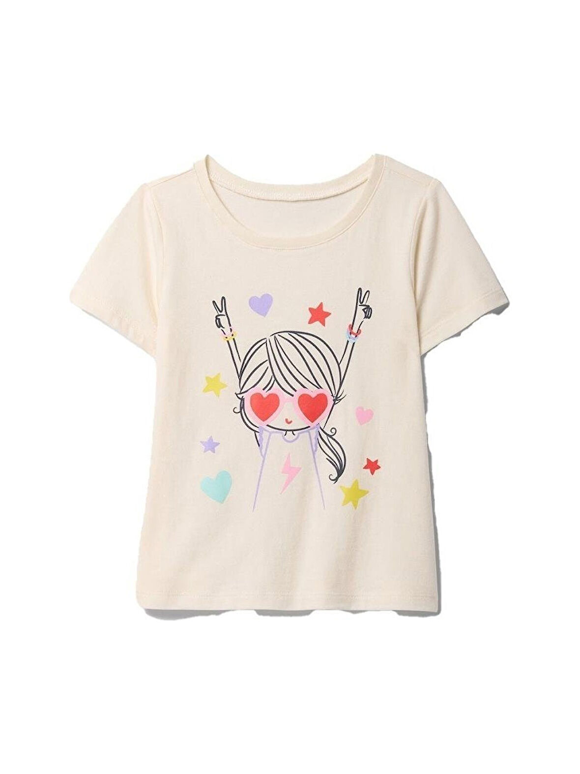 Gap V-Ss Bf Gr T Kız Çocuk K.Kol Tshırt