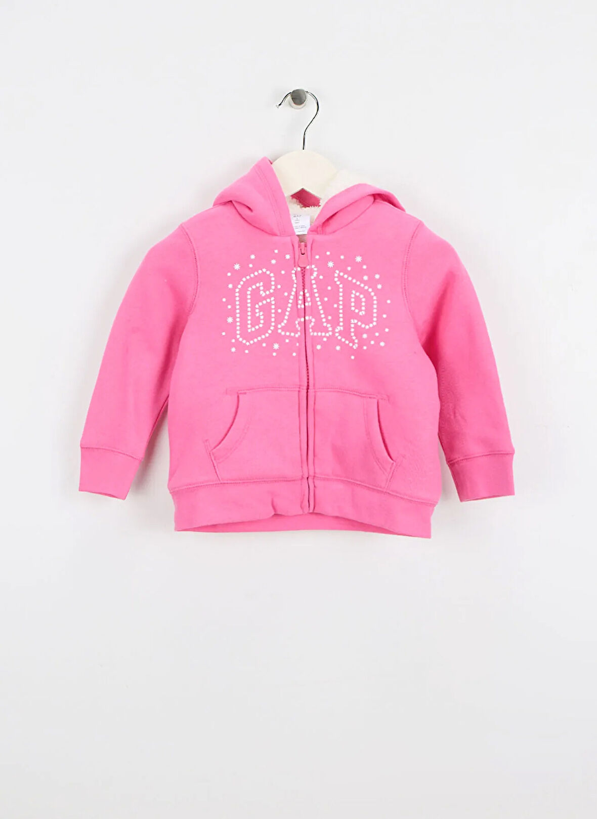 Gap Baskılı Bebek Pembe Sweatshırt 789837000-A
