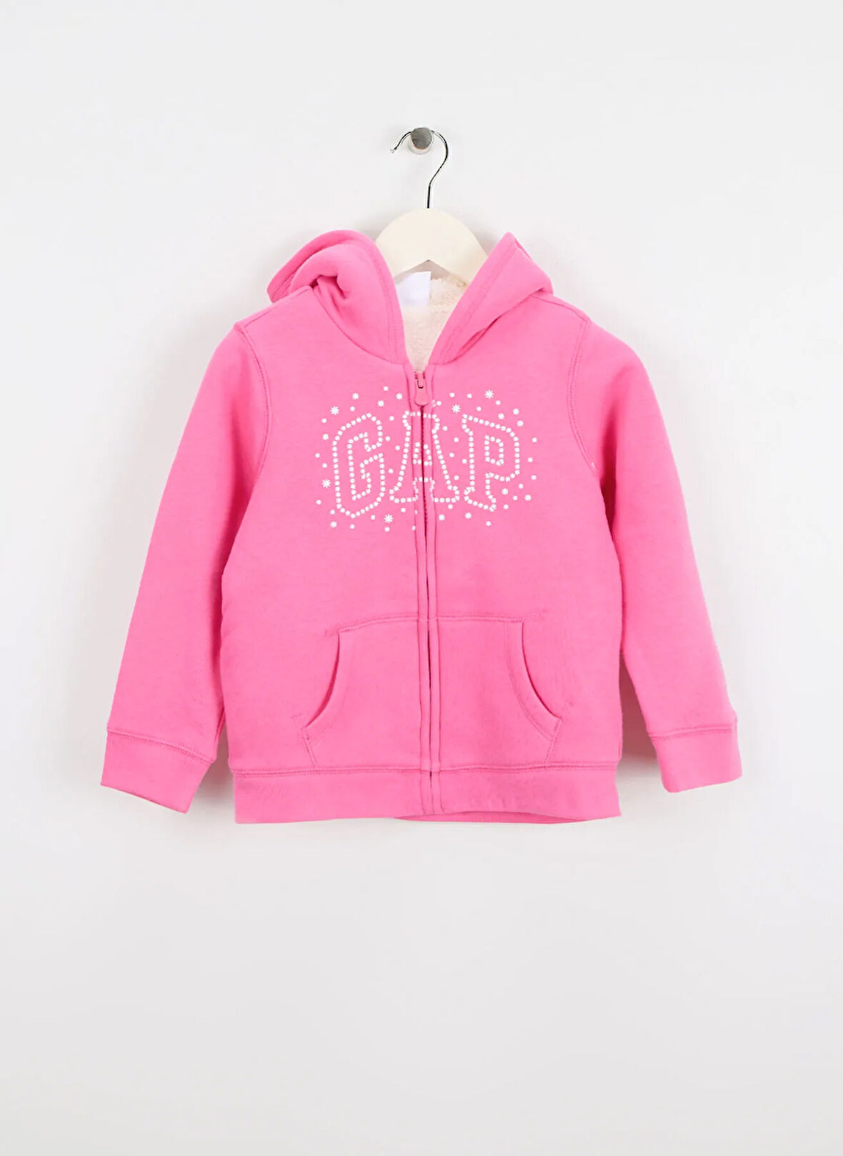 Gap Baskılı Kız Çocuk Pembe Sweatshırt 789837000