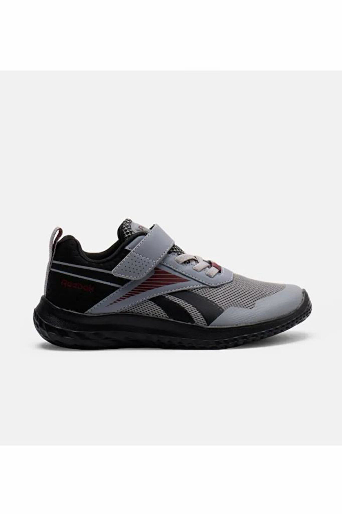 Reebok RUSH RUNNER 5 ALT 100202261 Erkek Çocuk Spor Ayakkabı Gri Siyah 28-34 
