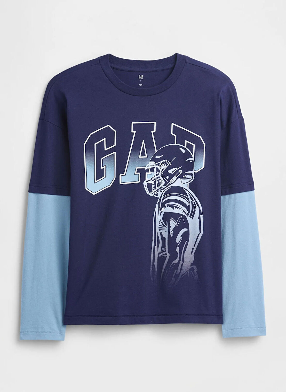 Gap Baskılı Lacivert Erkek Çocuk T-Shirt 796856003