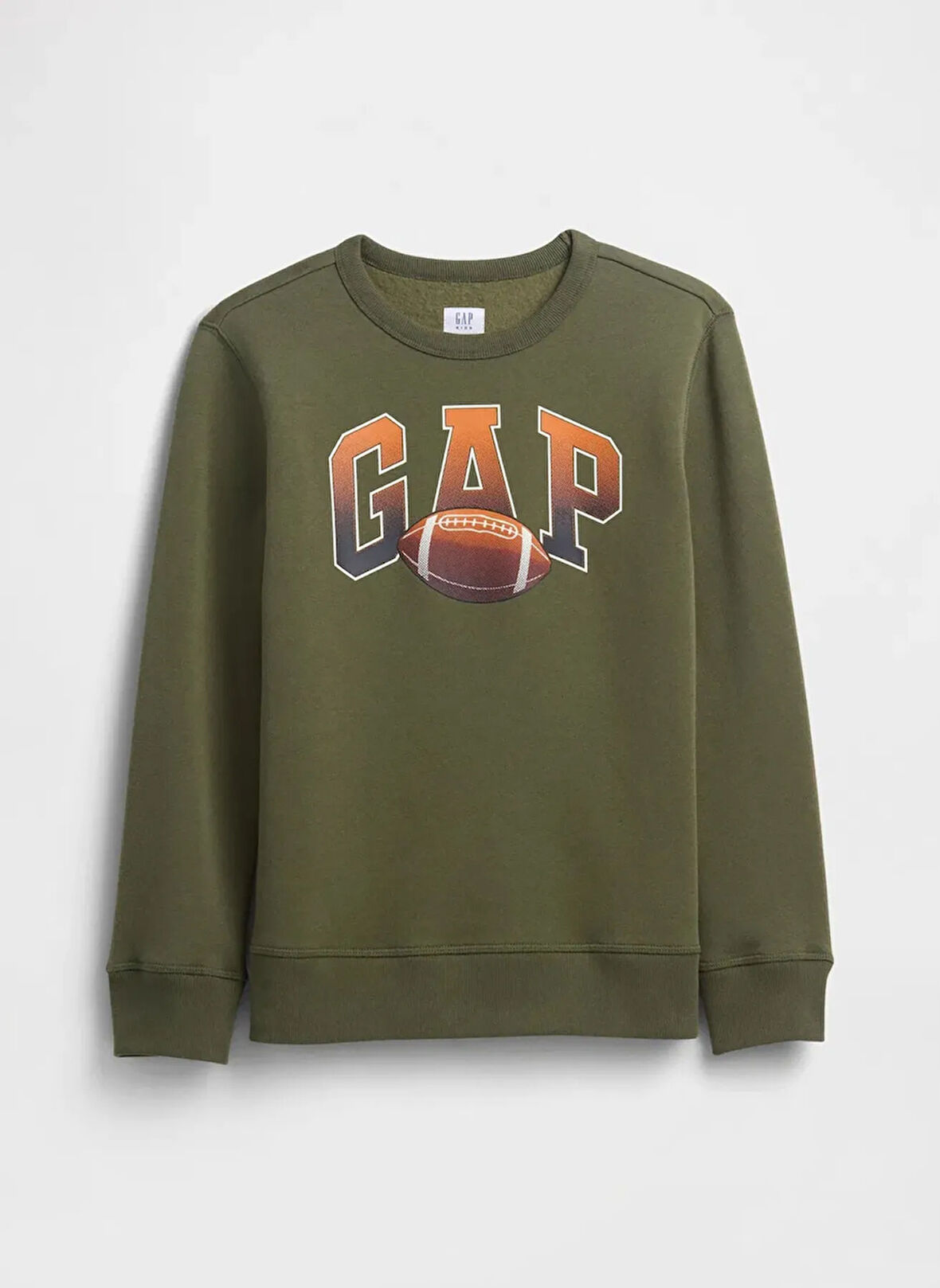 Gap Baskılı Erkek Çocuk Haki Sweatshırt 795118002