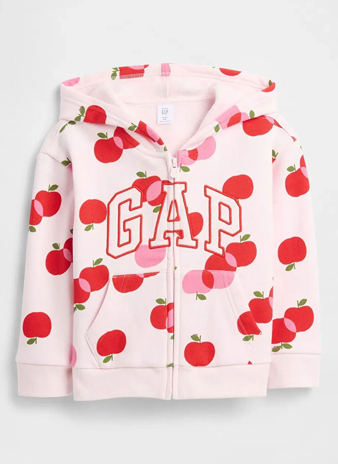 Gap Baskılı Kız Çocuk Kırmızı Sweatshırt 793479003