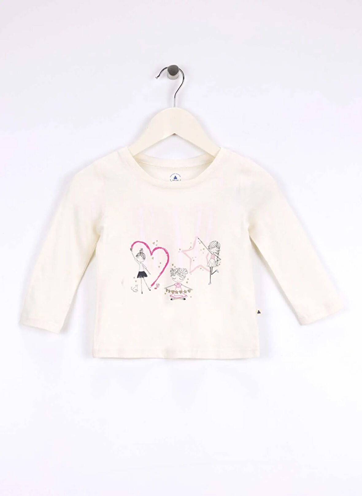 Gap Baskılı Bej Bebek T-Shirt 812482002-A