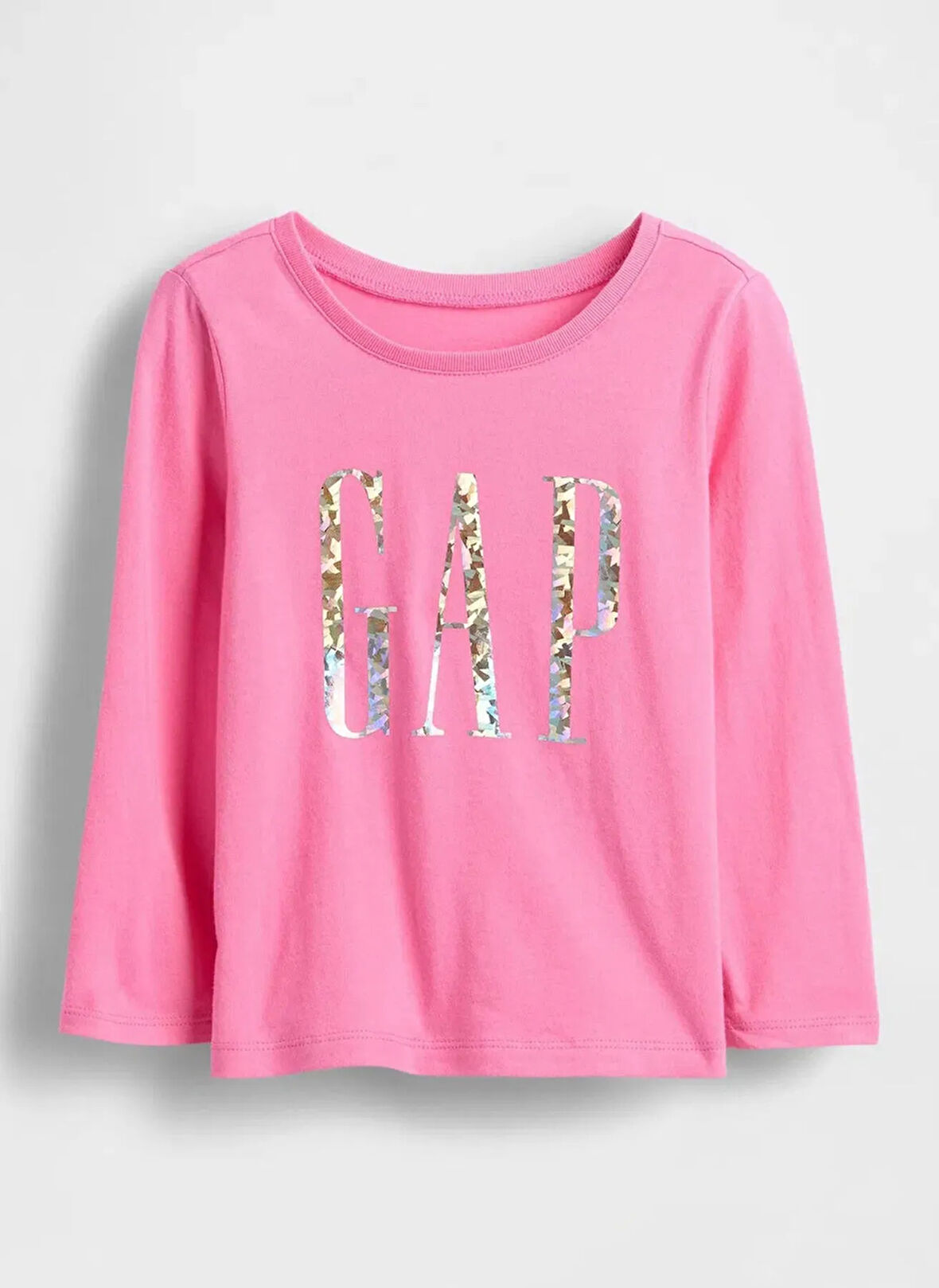Gap Baskılı Pembe Bebek T-Shirt 812482000-A