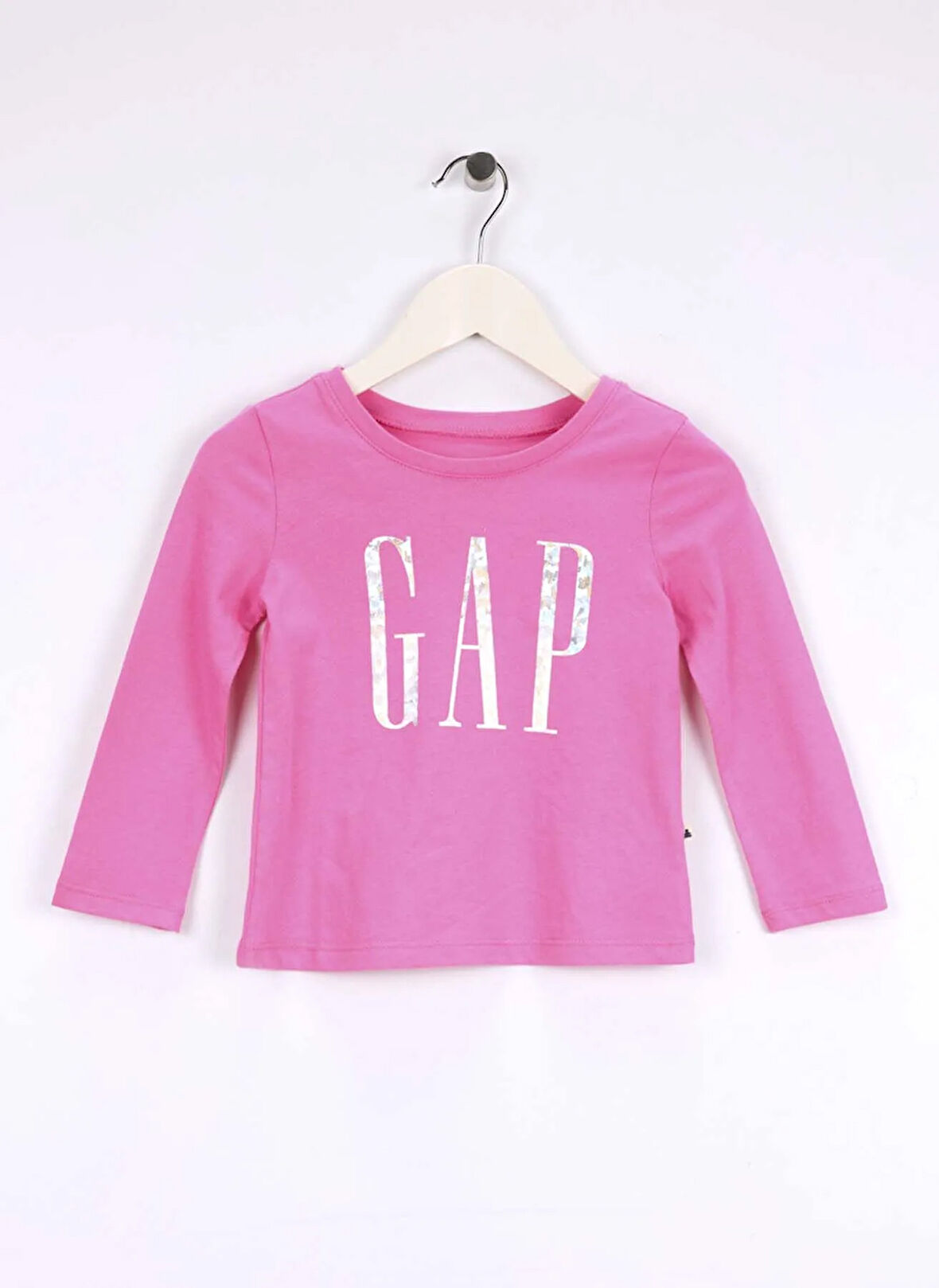 Gap Baskılı Pembe Kız Çocuk T-Shirt 812482000