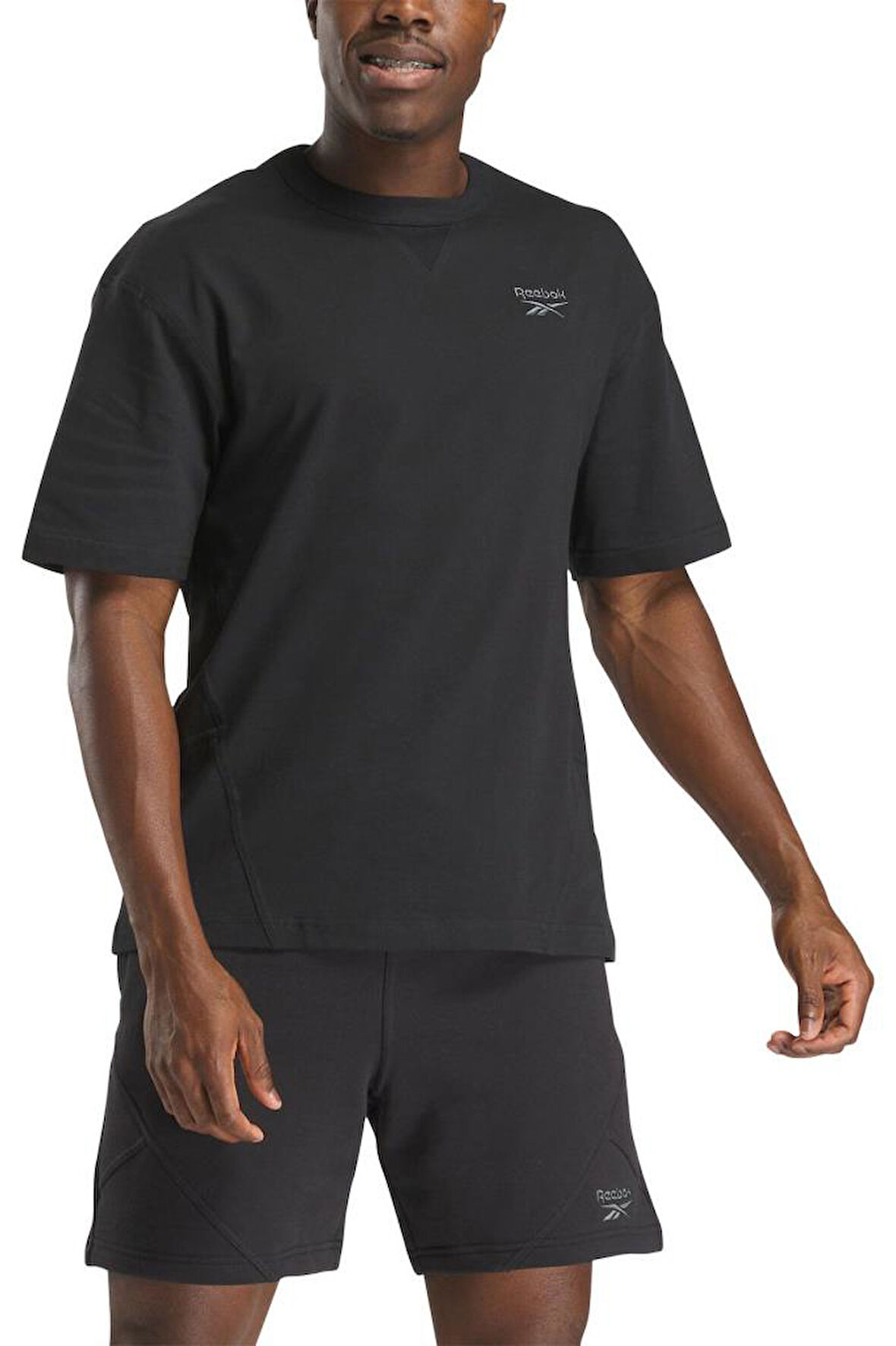 Reebok ICON ELEMENTS TEE 100214087 Erkek Tişört Siyah S-XXL 