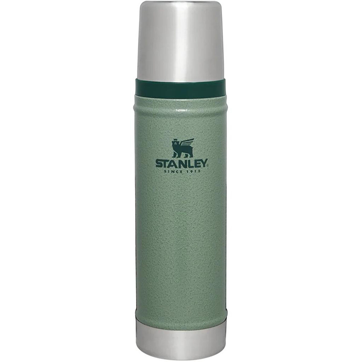 Stanley Klasik Vakumlu Çelik Termos 0,60 Lt Hammertone Green