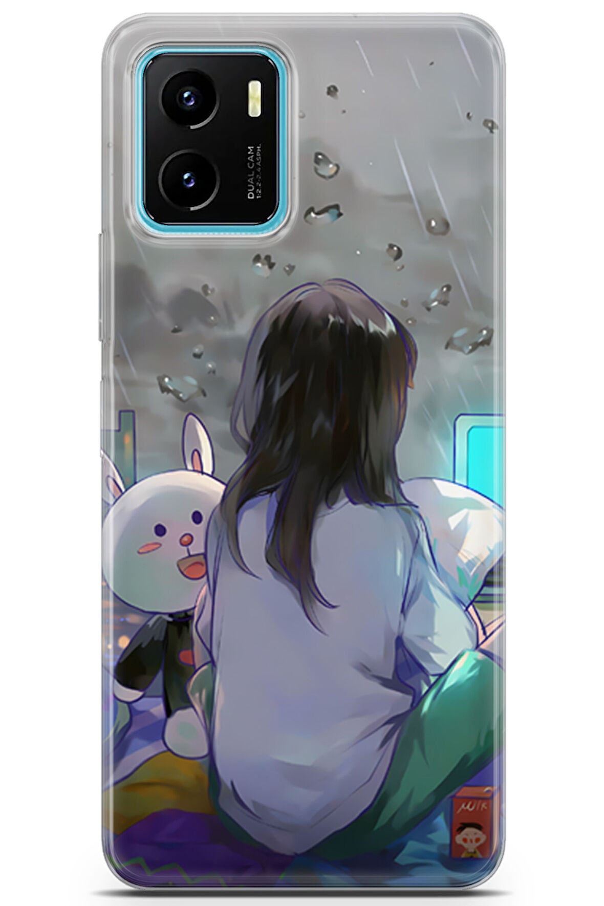 Vivo Y15a uyumlu Girls 38 4K Baskı Yalnız Değilim