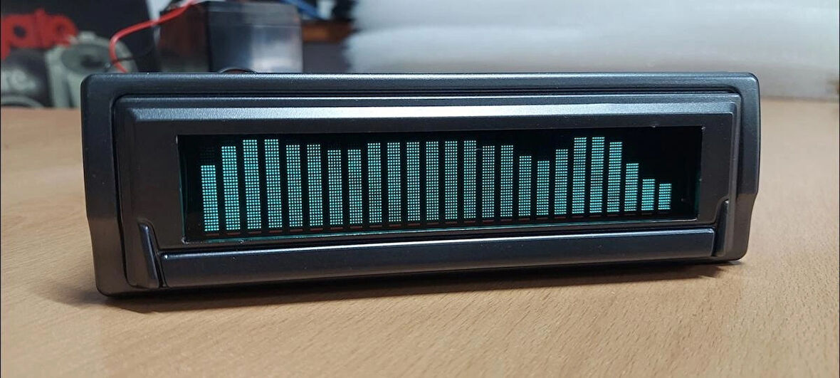 25 Bit Ekolayzır Sese Duyarlı Spectrum 12v ( Montaj Kutulu ) Antrasit Renk