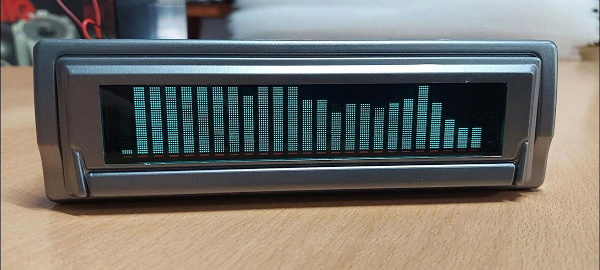 25 Bit Ekolayzır Sese Duyarlı Spectrum 12v ( Montaj Kutulu ) Gri Renk