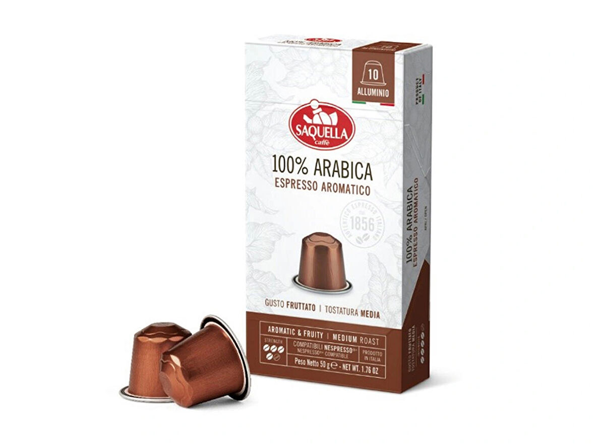 Saquella %100 Arabica Kapsül Kahve 50g