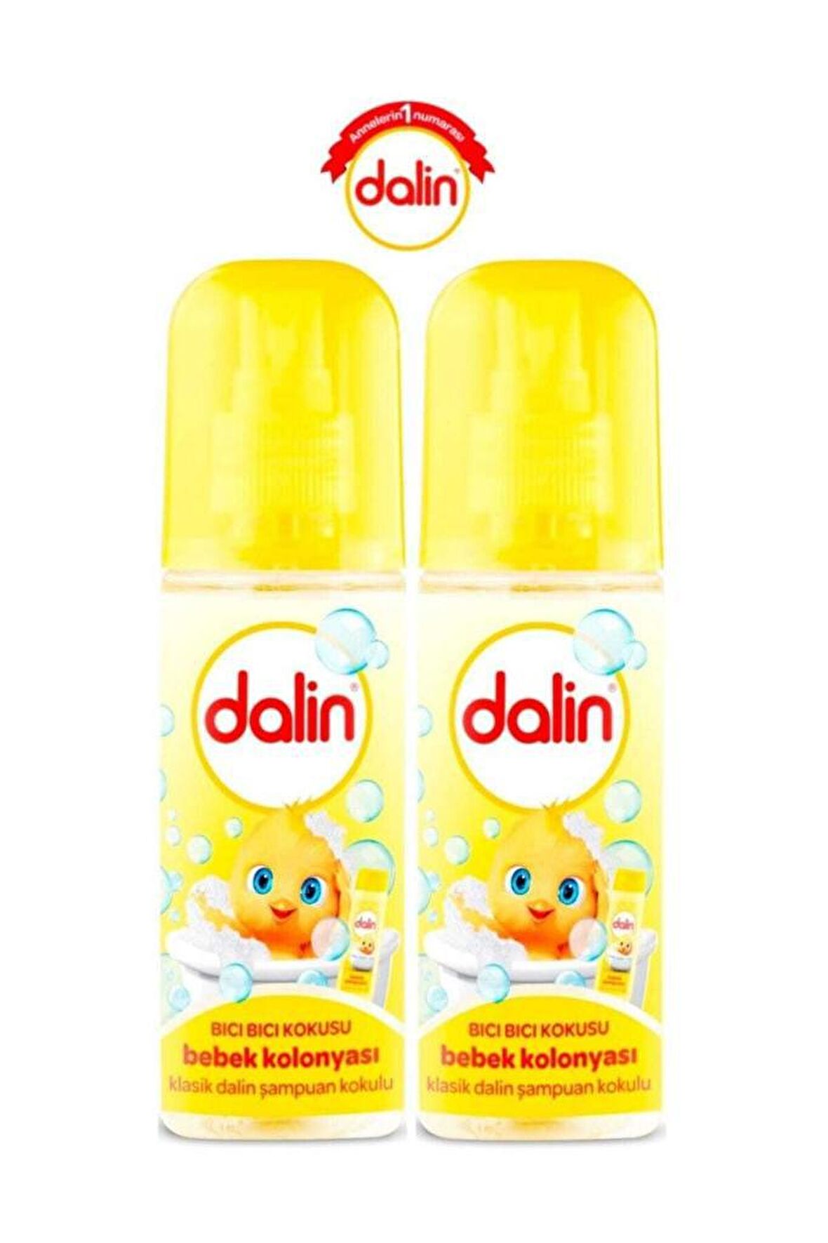 Dalin Bıcı Bıcı Parfümsüz Bebek Kolonyası 150 Ml X 2 Ad.