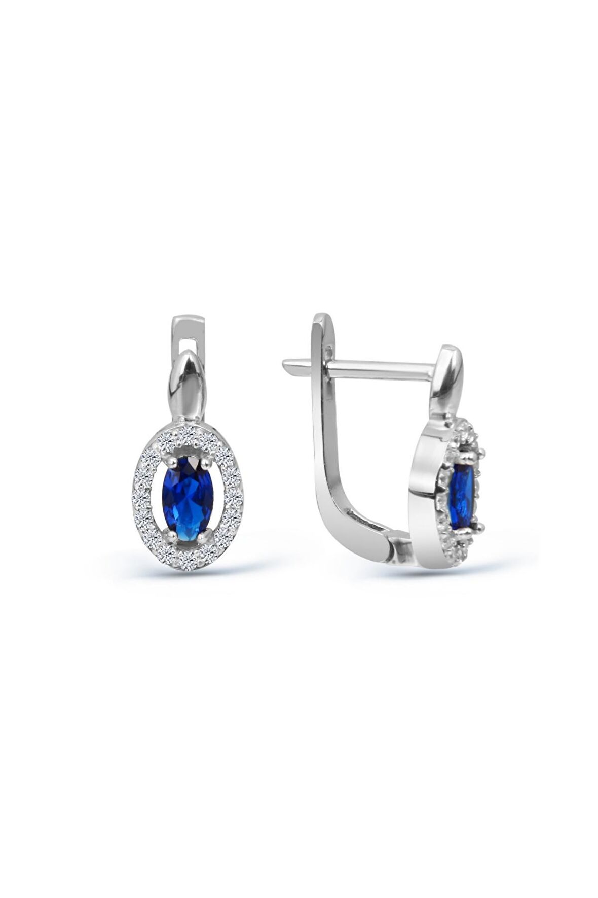 Zirkon Taşlı 925 Ayar Gümüş Küpe - K023601