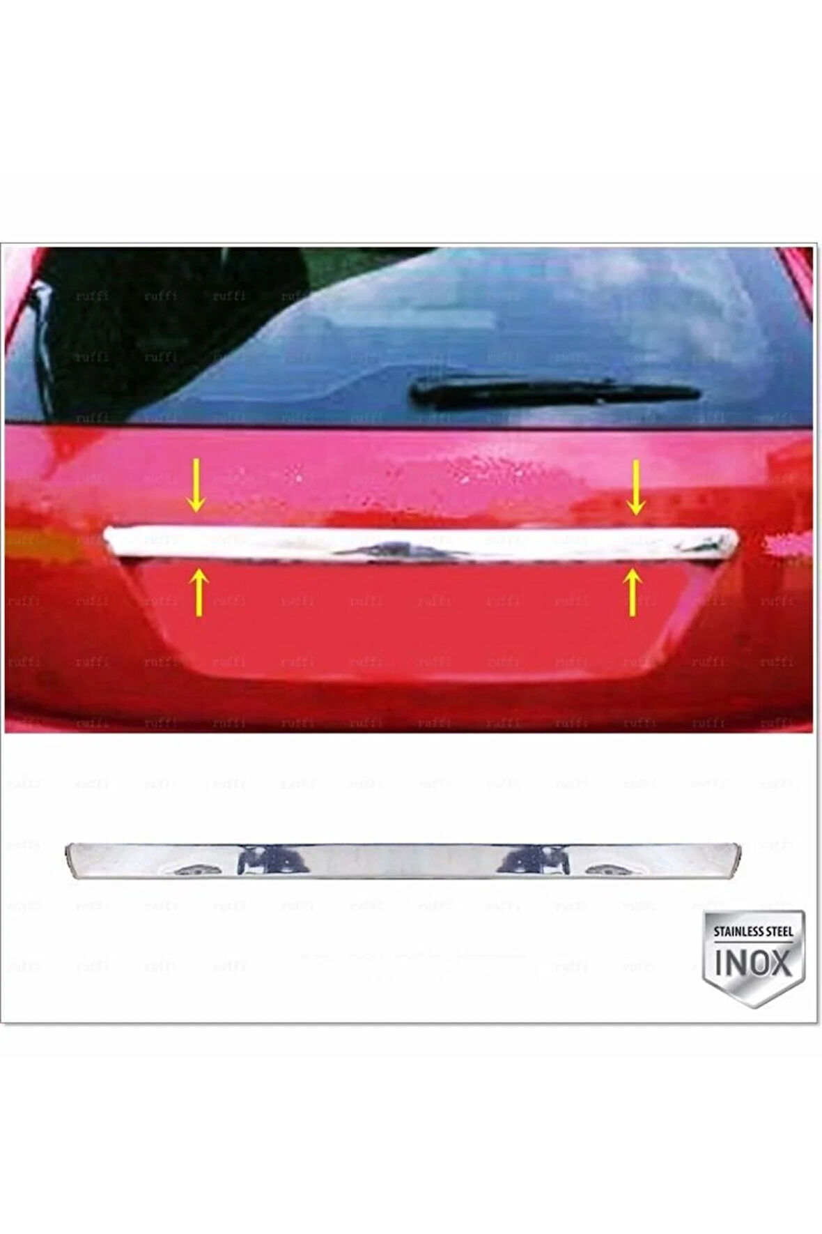Ford Fusion Krom Bagaj Çıtası 2002 Üzeri P. Çelik