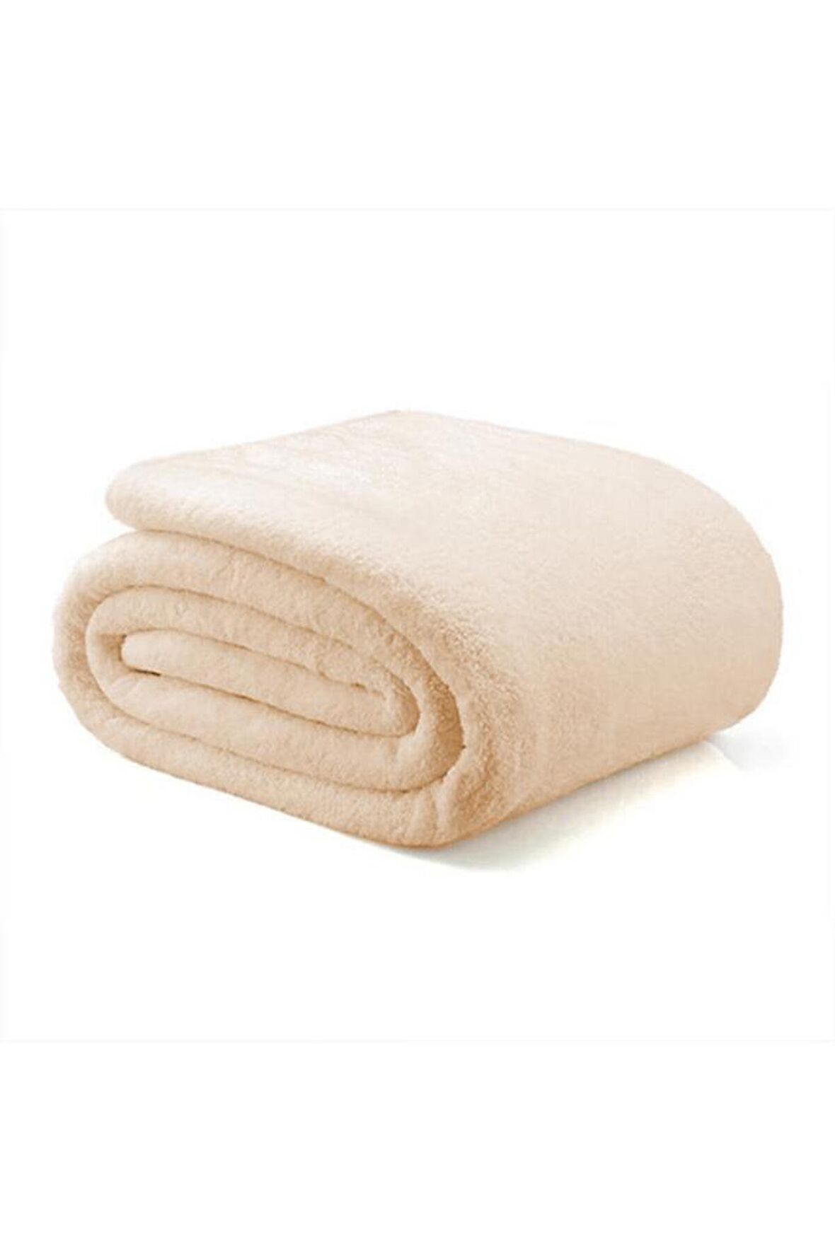 Mulberry Tek Kişilik Polar Battaniye Krem 170 x 230 cm