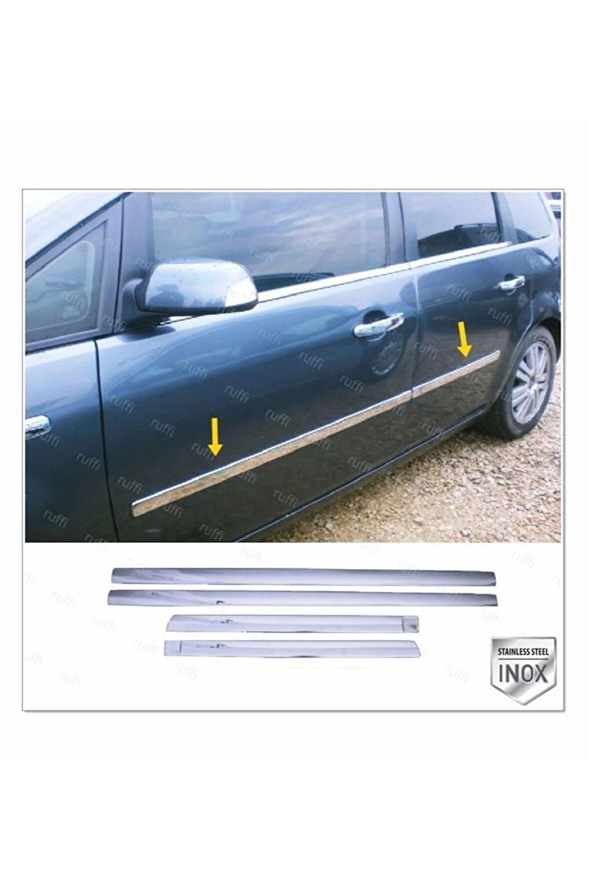 Ford C-max Krom Yan Kapı Çıtası 4 Kapı 2003-2010 P. Çelik