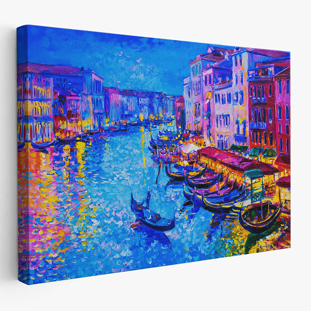 Harita Sepeti Rusya Neva Nehri Manzarası Duvar Tablosu-1207