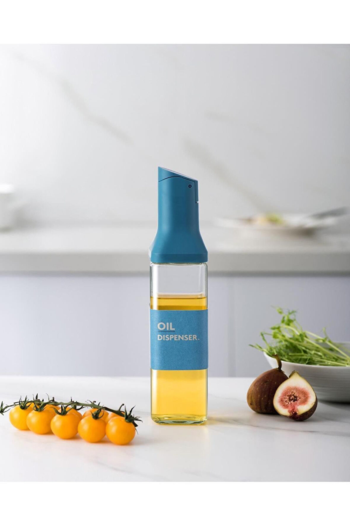 Pinmoo Tasarım Açılır Kapak Yağdanlık- Mavi