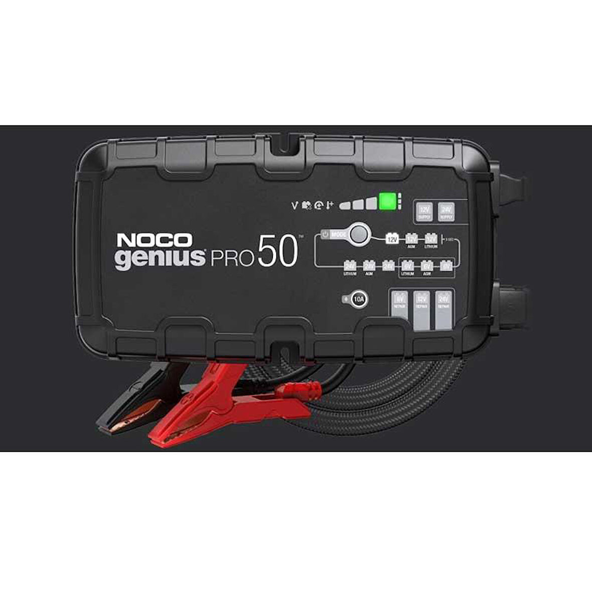 Noco Genius GENIUSPRO50 6-12-24V 50 Amper Lityum Akü Sarj ve Bakim