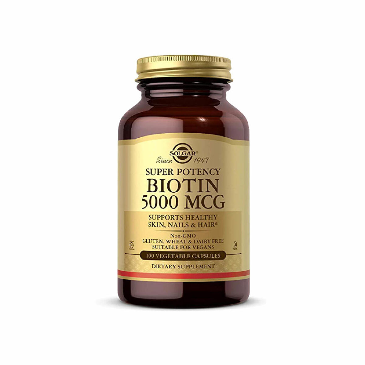 Solgar Biotin 5000 Mg 50 Capsul