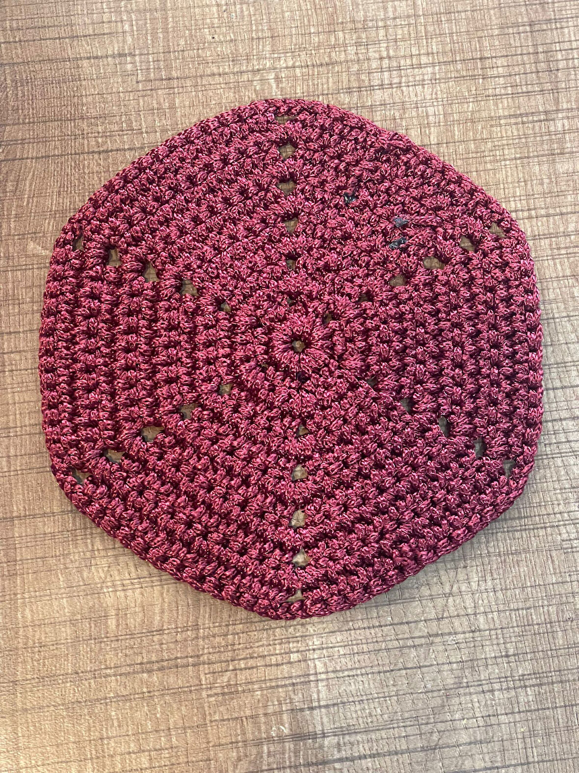 EL ÖRGÜSÜ POLYESTER MAKROME 6 KÖŞELİ DİKİŞ HOBİ AKSESUAR MOTİF