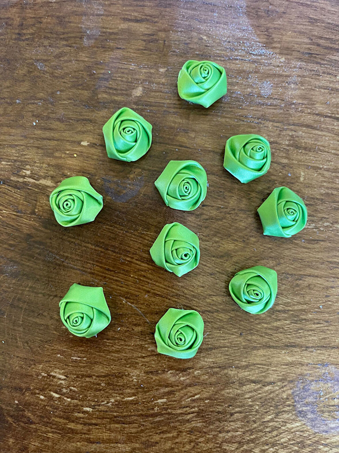 2X2 CM 10 LU KURDELE ÇİÇEĞİ DİKİŞ HOBİ GİYİM ÇANTA AKSESUARI