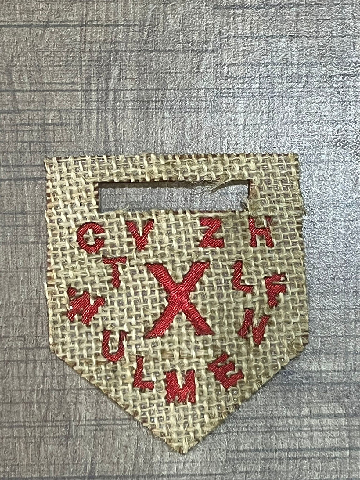 7X6 CM HASIR ARMA YAMA DİKİŞ APLİKE