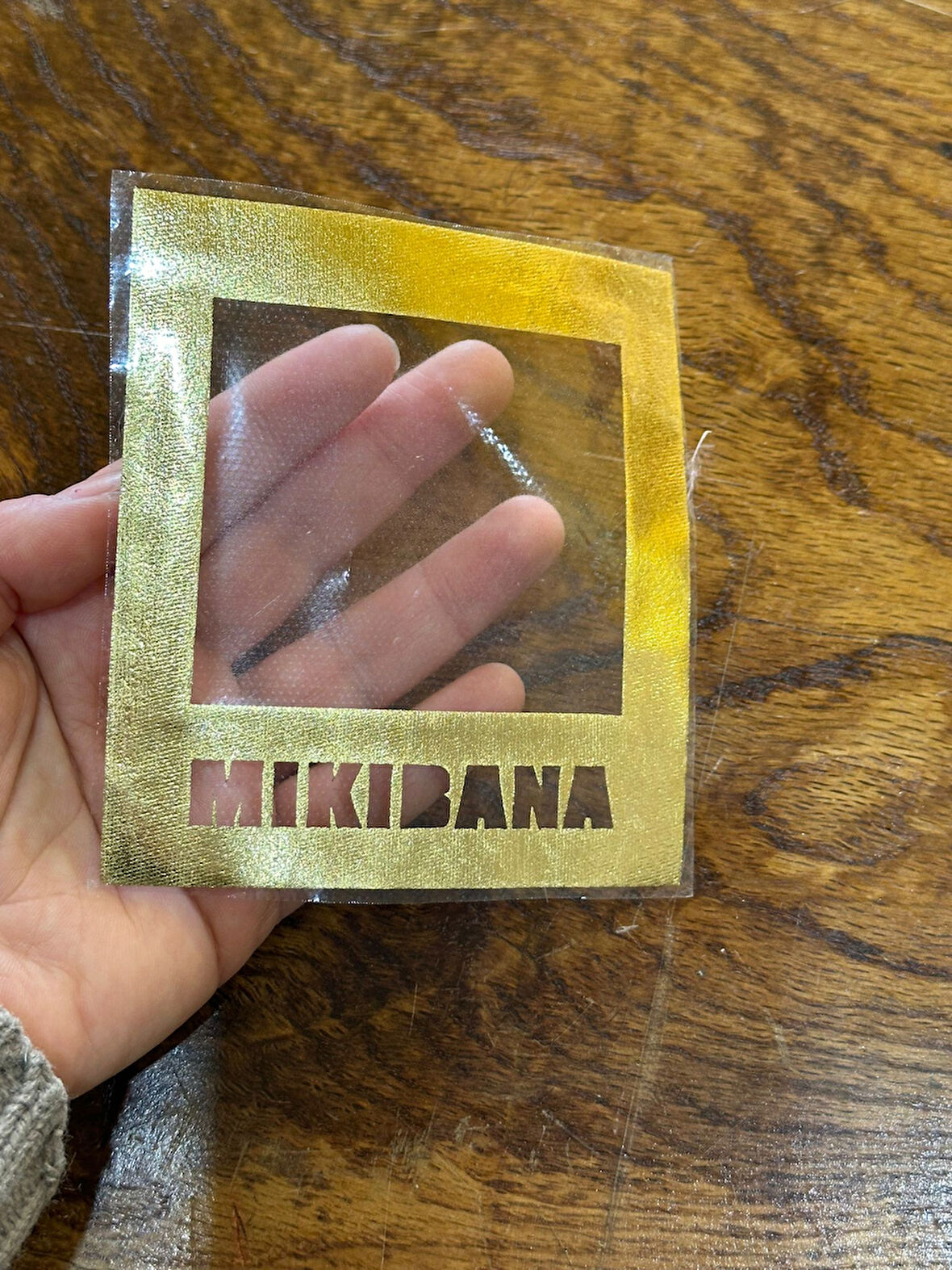 11X10 CM ÜTÜ İLE YAPIŞAN VARAKLI YAZILI GTRANSFER BASKI CEP DİKİŞ GİYİM AKSESUAR