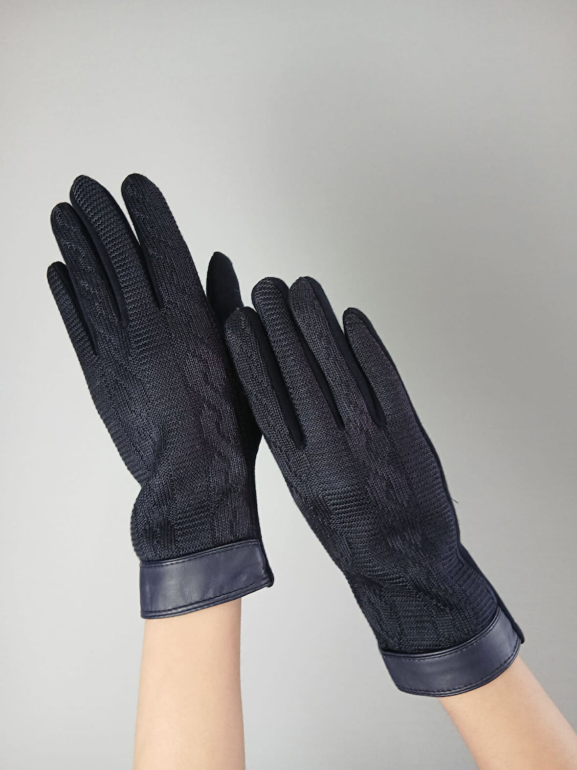 TRİKO KAŞMİR SİYAH KADIN ELDİVEN