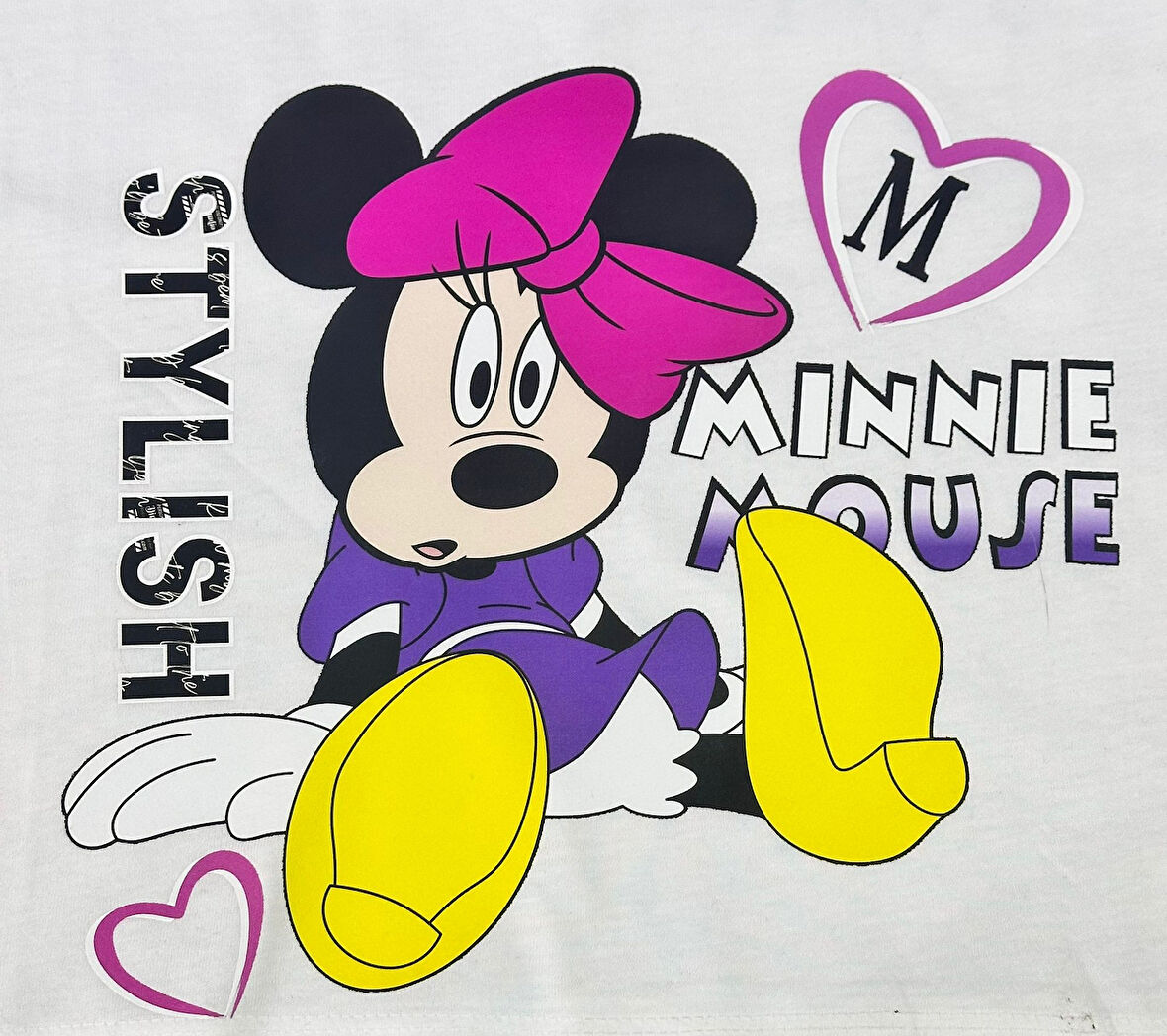 ÜTÜ İLE YAPIŞAN FARE TRANSFER BASKI ARMA 26X26 CM