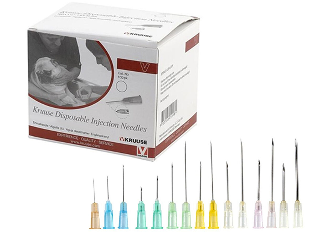 Steril Enjektör İğnesi 0,9 x 25 mm (100 Ad) Sarı