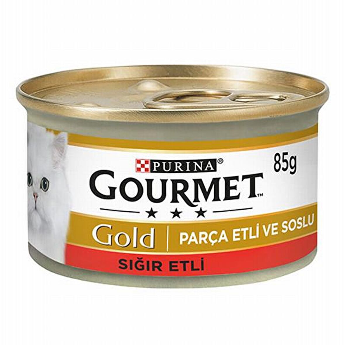 Gourmet Gold Sığır Etli Parça Etli Kedi Konservesi 6x85 Gr 