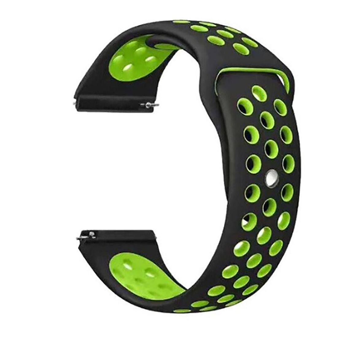 Gpack Huawei Watch 3 Pro Classic Kordon Delikli Çift Renk Silikon